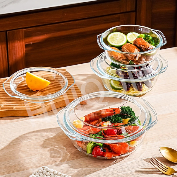 3-Piece Glass Bowl Set Wholesale