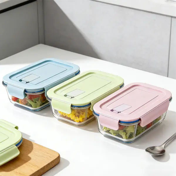 glass lunch box wholesale with lids