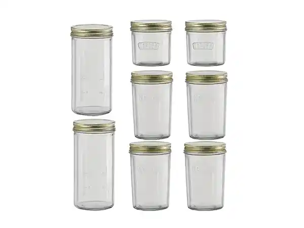 glass canister set wholesale with lids