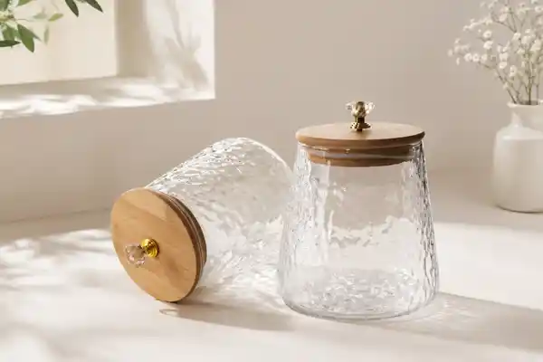 glass containers with lids for importers