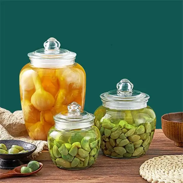 Glass Food Storage Jar