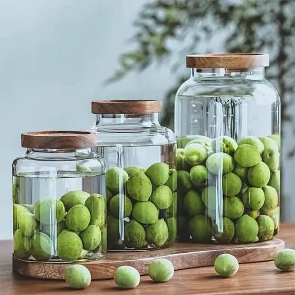 Glass Pantry Storage Jar