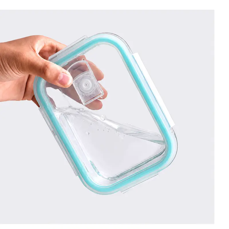 Leak-Resistant Glass Food Container Set