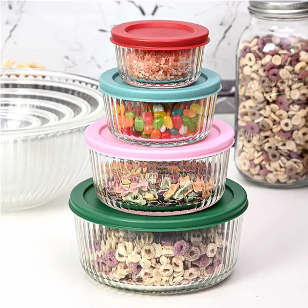 Leak-Resistant Meal Prep Glass Container