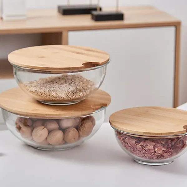 Nested Glass Bowl Set