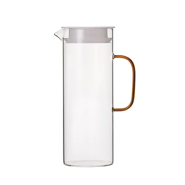 glass pitcher with lid