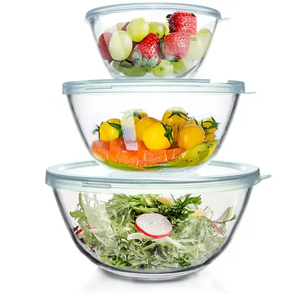 Private Label Glass Bowl Set