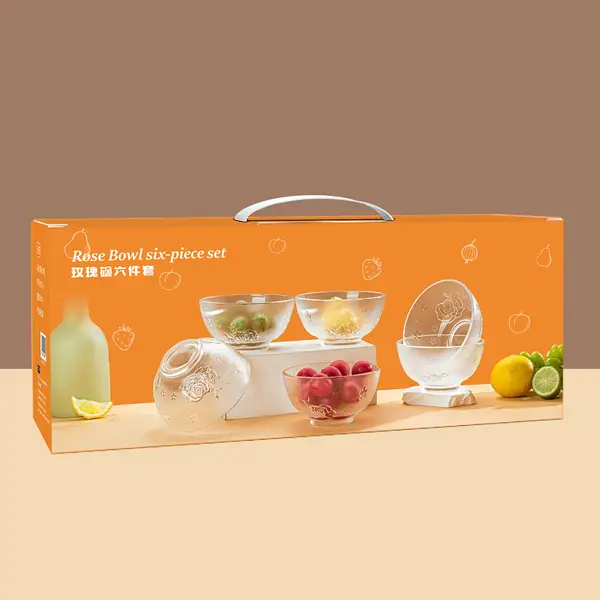 Retail Boxed Glass Bowl Set