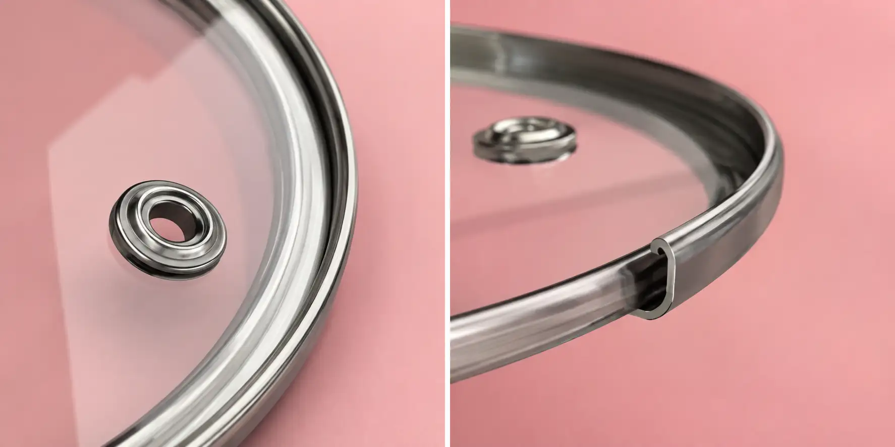 stainless steel rim detail