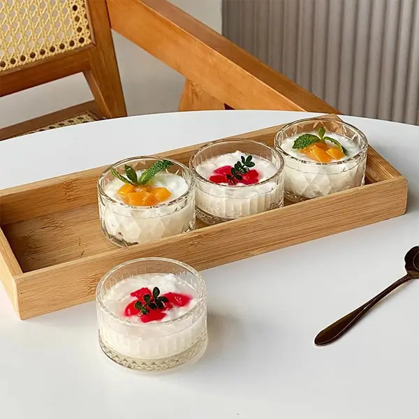 Small Glass Dessert Bowl Set