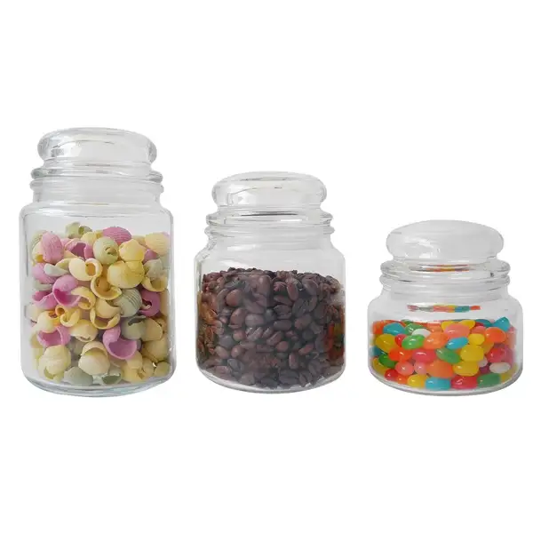3-Piece Glass Canister Set
