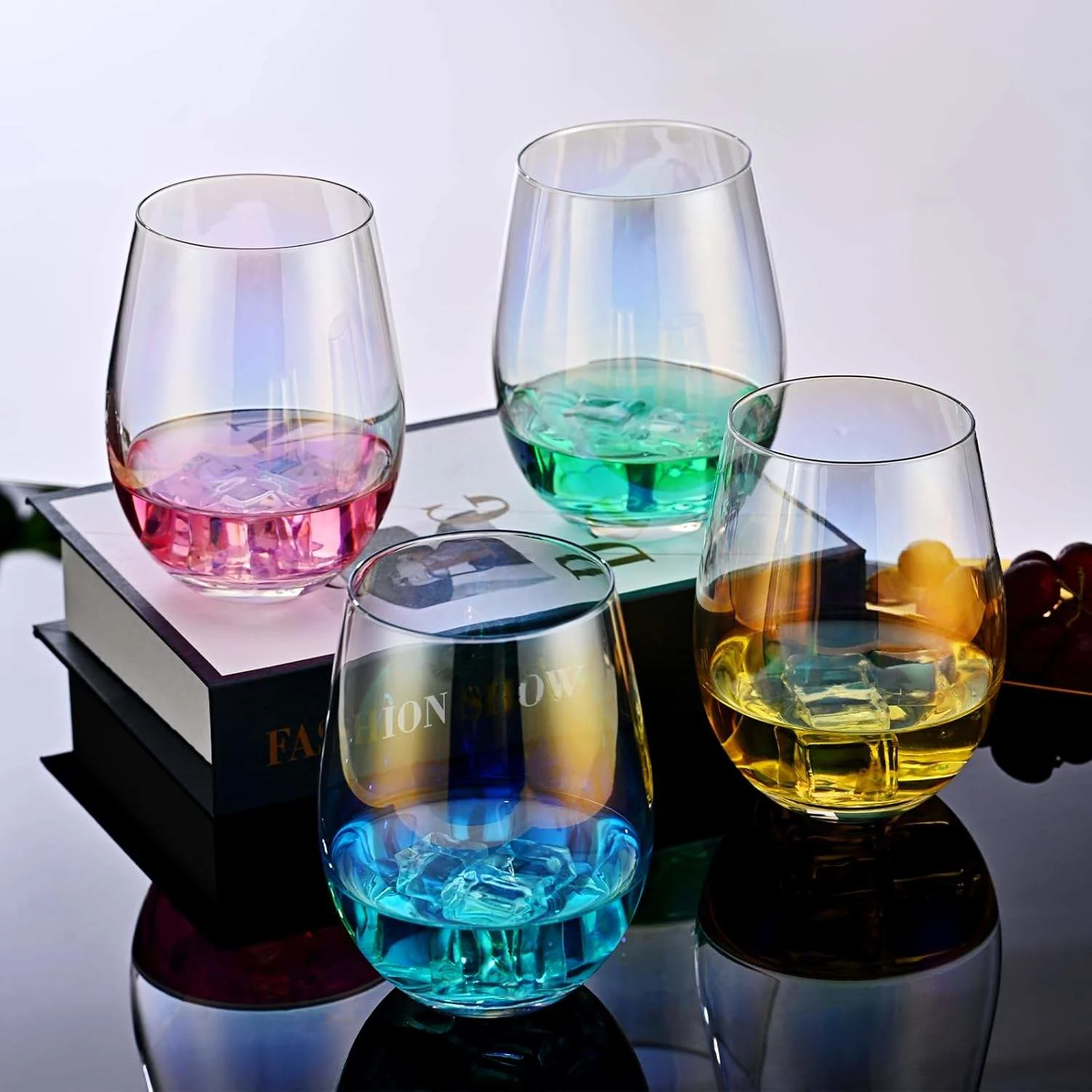 4-Piece Glass Cup Sets