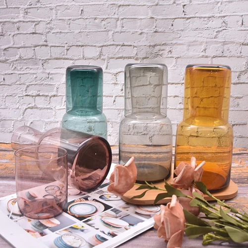 Colored Glass Drinkware Sets