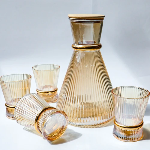 Glass Iced Tea Pitcher Set
