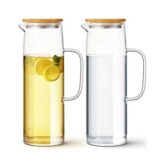 Glass Juice Pitcher Set