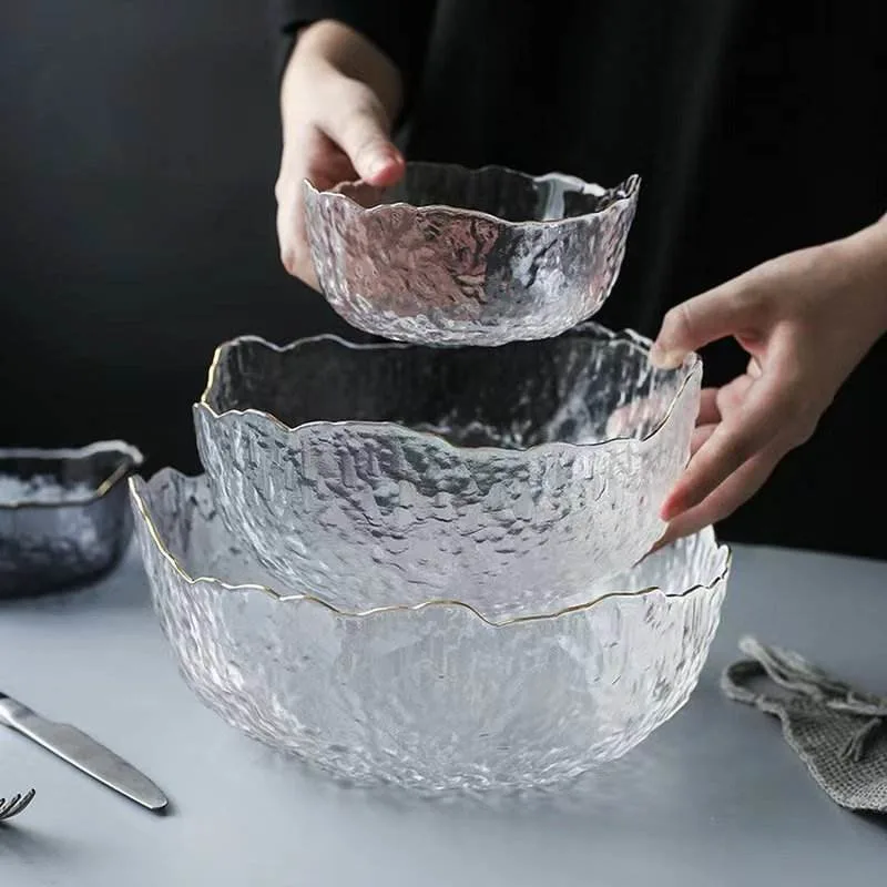 Glass Serving Bowl for Table Presentation
