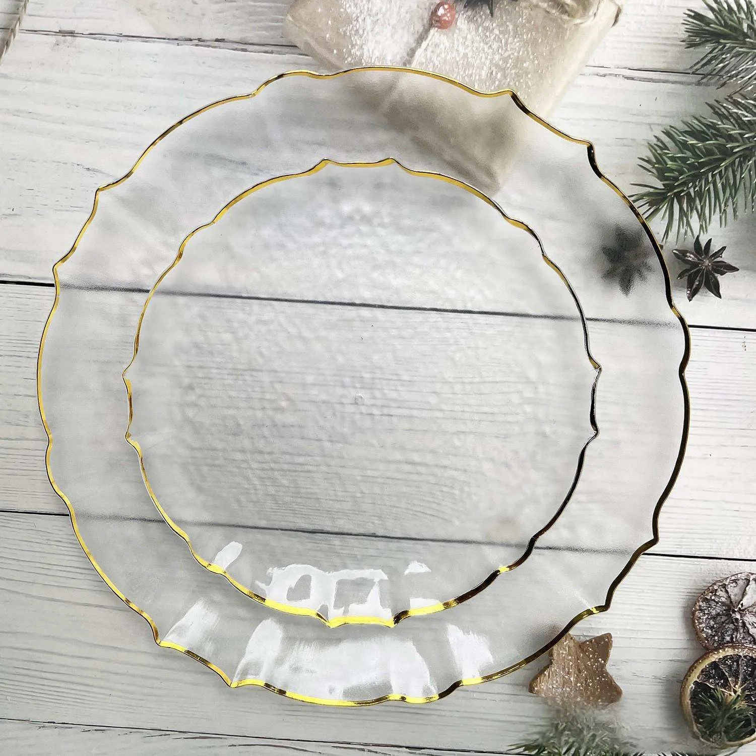 Glass Side Plate for Tableware Sets
