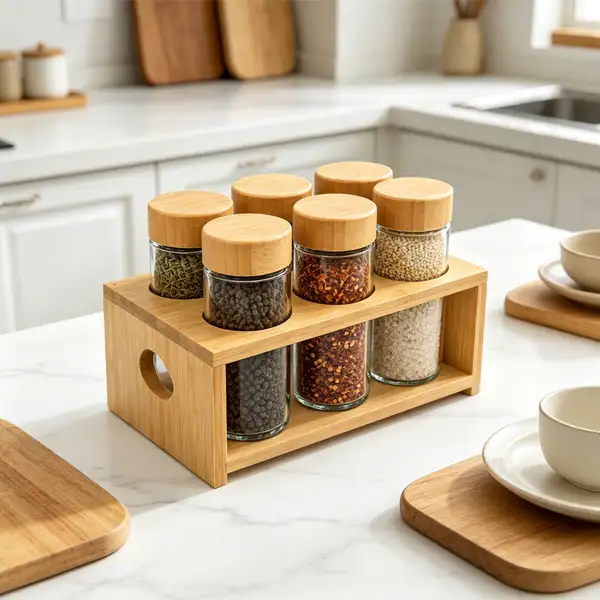 Kitchen Countertop Glass Canister Set