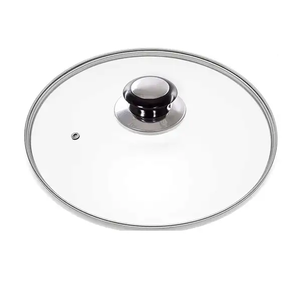 Glass Pan Lid with Steam Vent