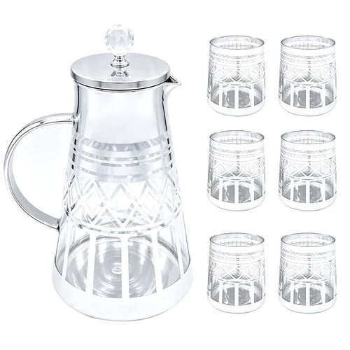 Water Pitcher with Glasses